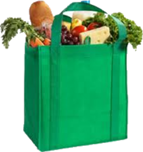 Green grocery bag