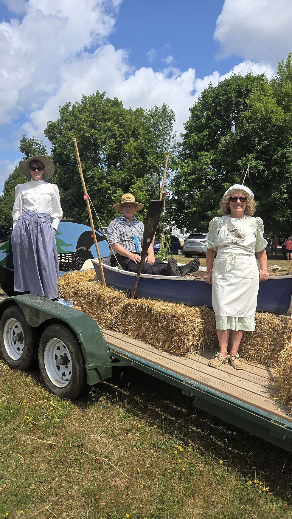 Board members in the Delta Fair parade