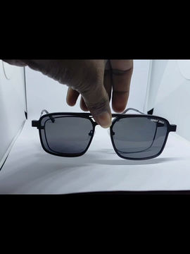 Thumbnail: Polarised clip on attachment metal Sunglasses