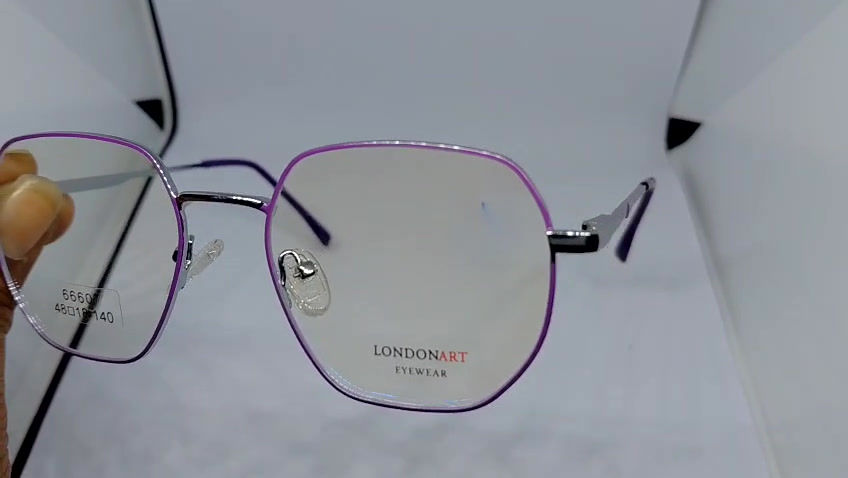 Thumbnail: Shuklalens Diamond Cut Pink Frame