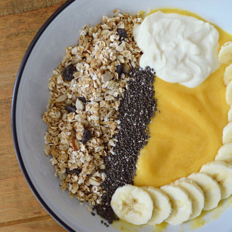 Mango & Banana Smoothie Bowl