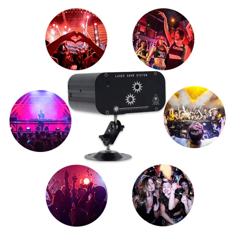 Thumbnail: 48 Patterns Laser Dj Strobe lightStage Light  Disco DJ Party Lights