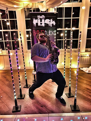The RUSH bnd DJ & Sax option for Weddings
