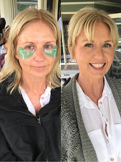 makeup before and after