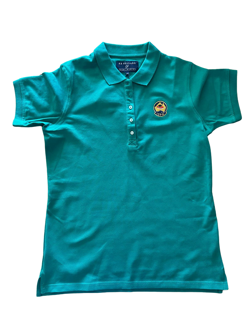 Emerald Green Ladies Size 10 Polo Top