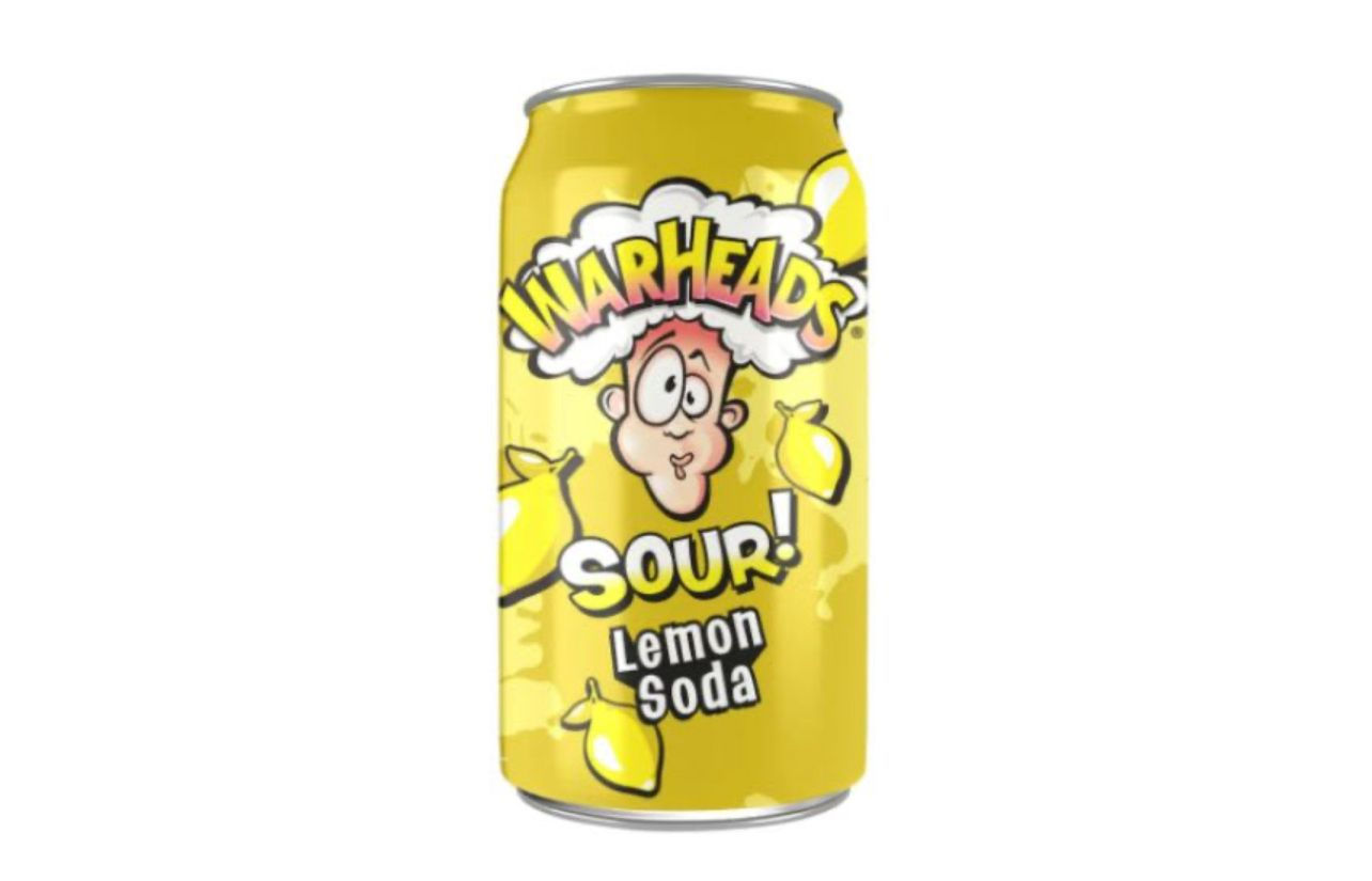 مشروب غازي حامض بطعم الليمون 355 مل - Warheads