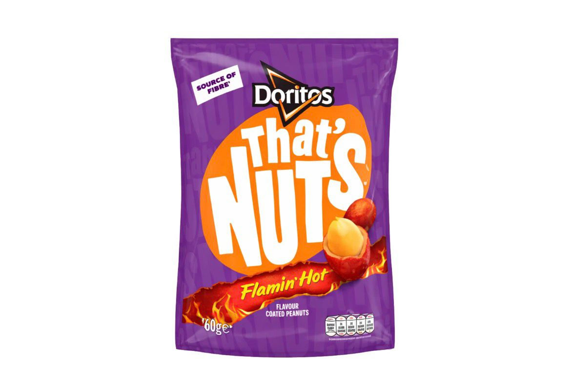 فول سوداني مغطى بمكهة فلامن هوت 60 غرام - Doritos