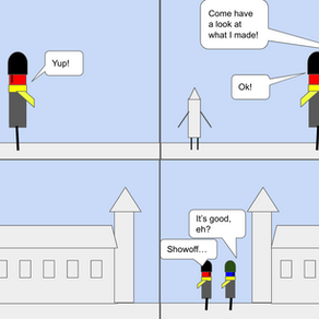 Red & Blue #8 by Calvin C.