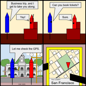 Red & Blue #32, by Calvin C.