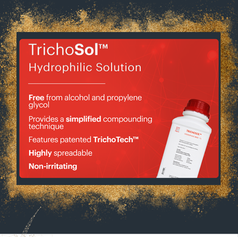 Introduction In the evolving field of hair loss treatment, the choice of a base solution is as crucial as the active ingredients themselves. A well-formulated base ensures optimal absorption, enhances therapeutic effects, and supports overall scalp health. TrichoSol has emerged as an advanced base solution designed to complement personalised hair loss treatments. Its formulation is backed by scientific evidence, demonstrating its ability to extend the anagen phase of the hair cycle, making it an ideal vehicle for delivering active compounds effectively. Why Use TrichoSol as a Base Solution? TrichoSol is a scientifically developed base designed to enhance the penetration and efficacy of hair loss treatments. The formulation provides several benefits, including: Improved scalp health: Its carefully selected ingredients promote a balanced scalp environment, reducing inflammation and microbial growth. Enhanced delivery of active ingredients: The base ensures that key hair growth agent