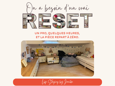 RESET pour ranger sa maison et retrouver un espace organisé