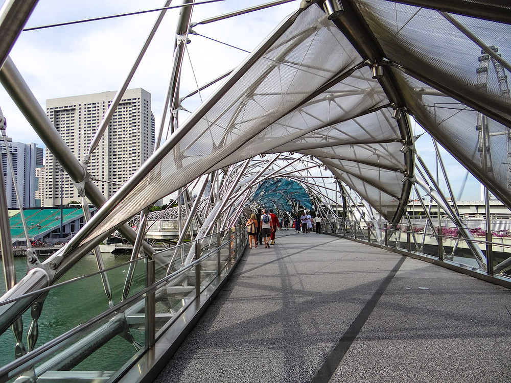 Spiralny Most - Marina Bay Singapore