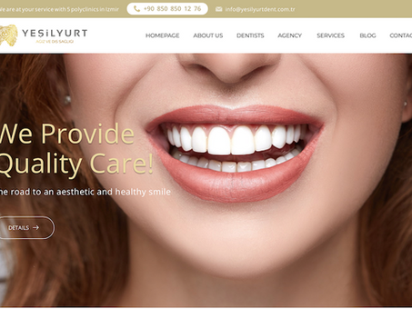 baner z pięknym uśmiechem 