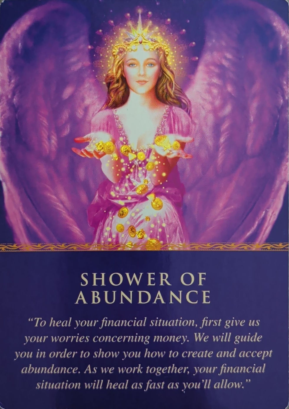 Enjoy The Shower Of Heavenly Support
