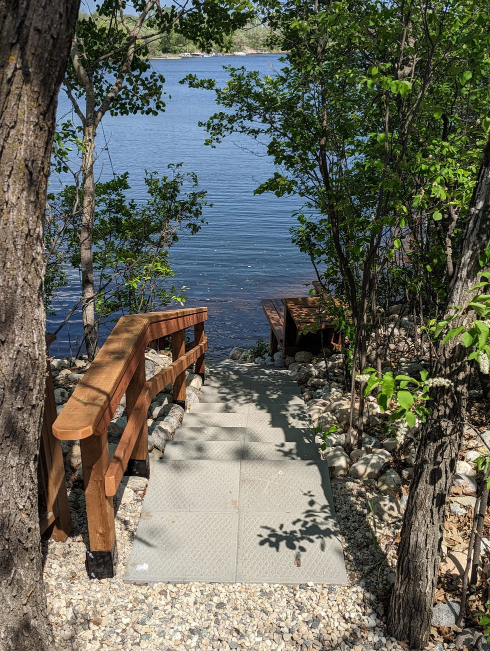 Lake access staircase 2