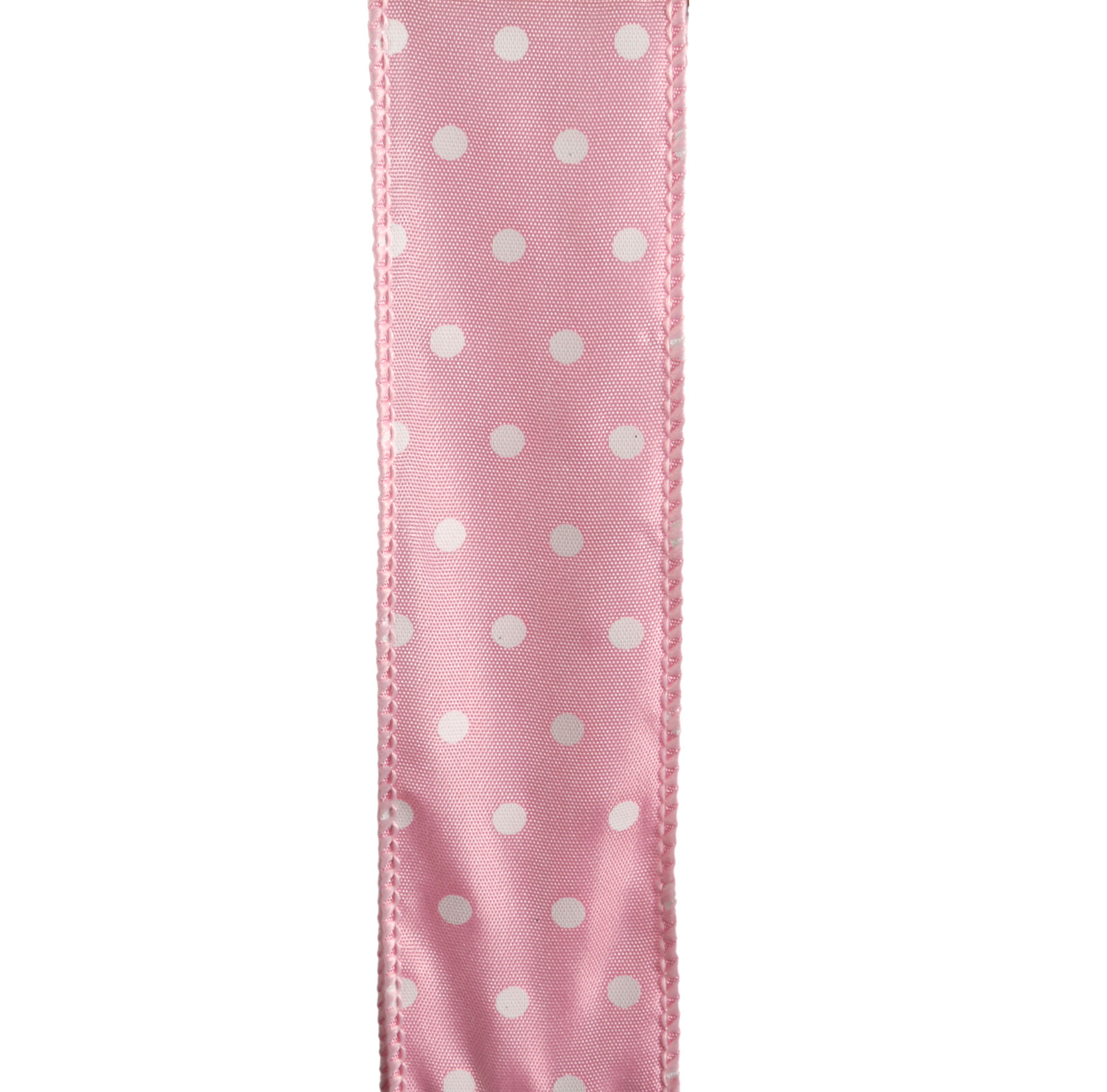 Offray WIRED POLKA 1 1/2'' PINK 50 YARDS