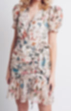 DOLLY RUCHED MINI DRESS woman front