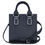 Thumbnail: Studded Leather Bag in Navy Colour
