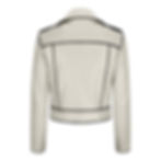 SOFT GREY BIKER JACKET back
