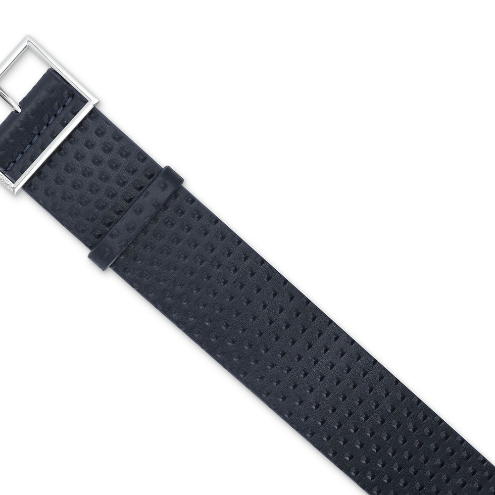Thumbnail: Navy Leather Belt