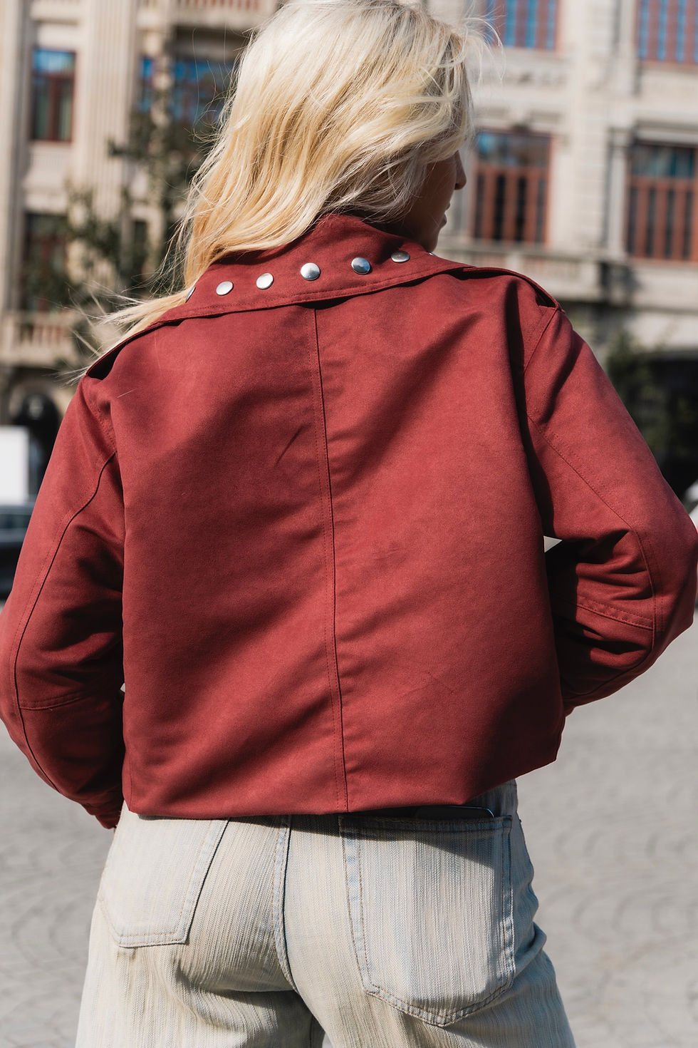 Miniatura: BORDEAUX SUEDE JACKET