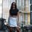 Miniatura: Silver Biker Skirt 1
