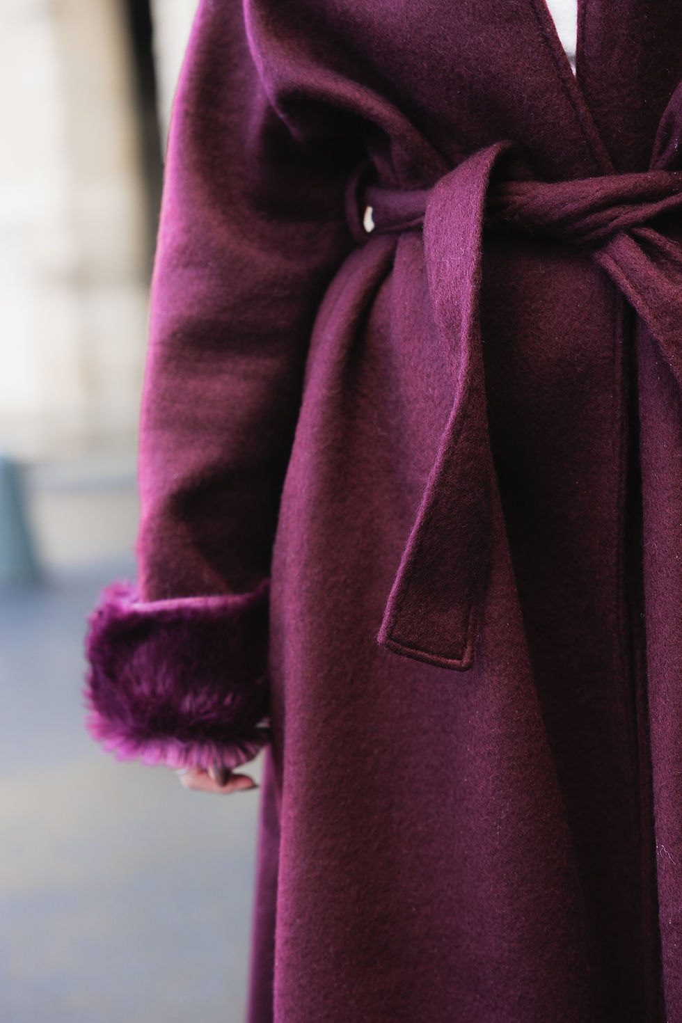 Miniatura: BURGUNDY AFFAIR OVERCOAT 4