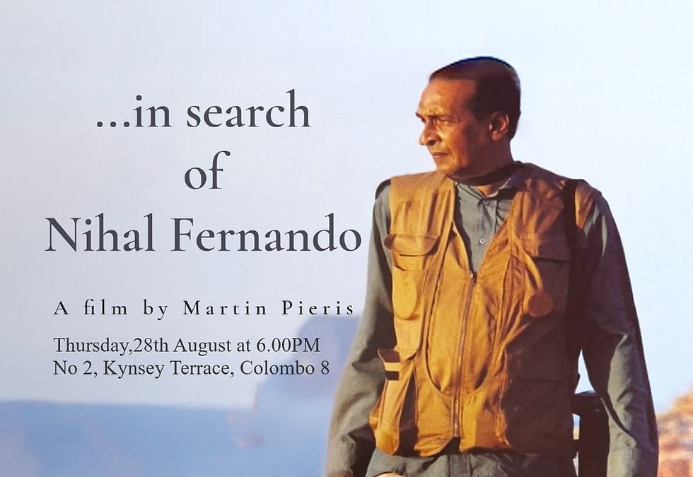 In search of Nihal Fernando