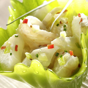 TARTARE DE VIVANEAU AUX SAVEURS PIQUANTES