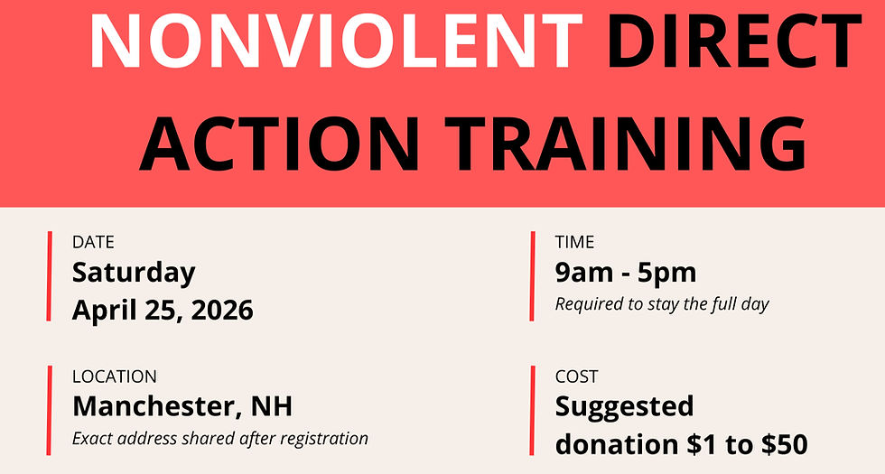 Non-Violent Direct Action Workshop