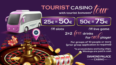 Tourist Casino Tour program at Diamond Palace Casino!