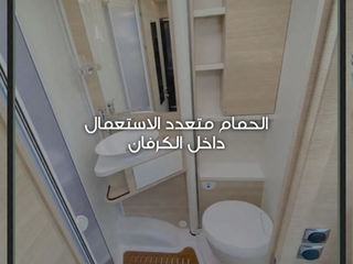 الحمام متعدد الاستعمال داخل الكرفان