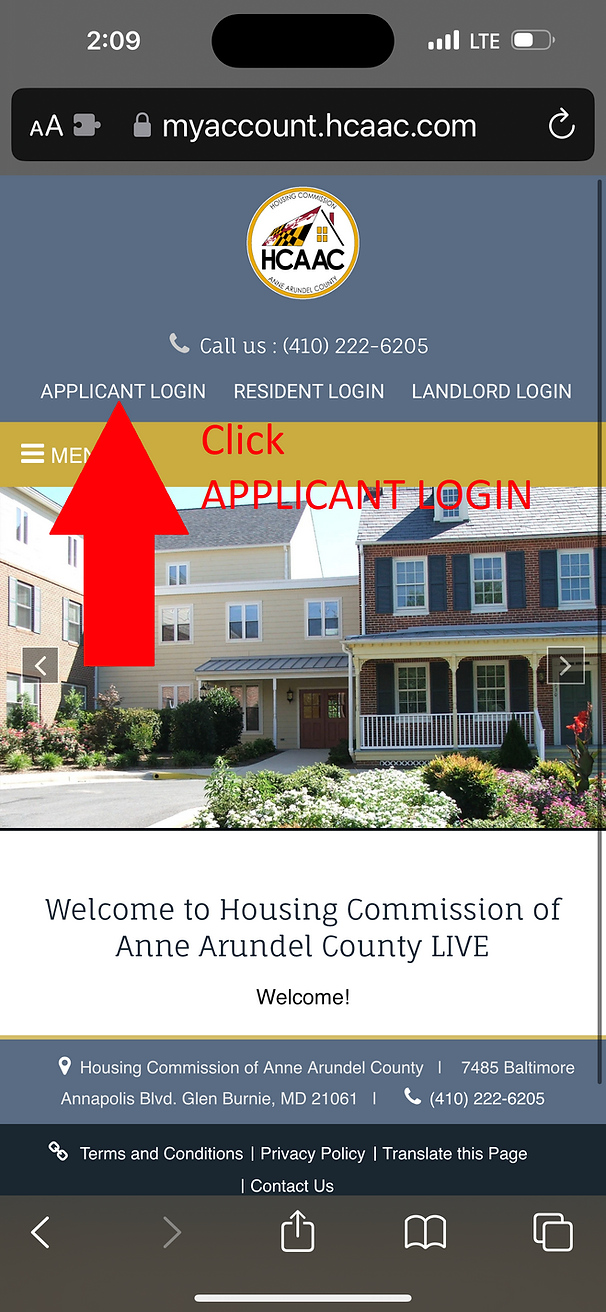 Apply | Housing Commission Of Anne Arundel County | Maryland