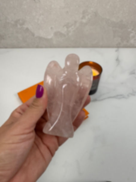 Rose Quartz Angel - Small