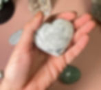 White howlite crystals for children
