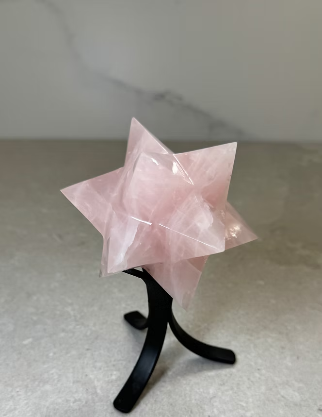 Rose Quartz Merkhaba - Penny King Crystals