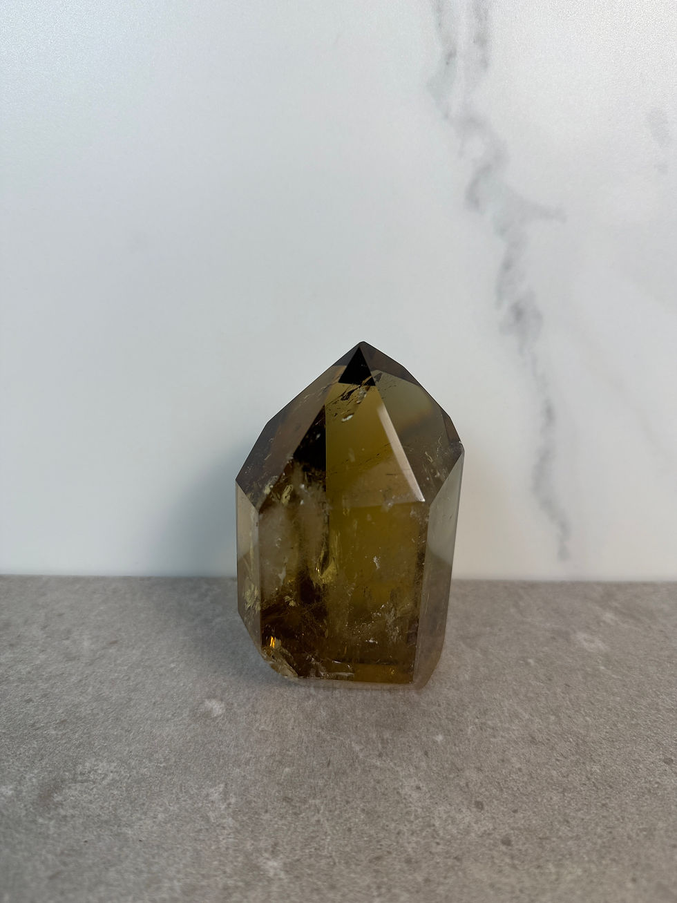 Thumbnail: Citrine Tower Dark Amber Color Medium