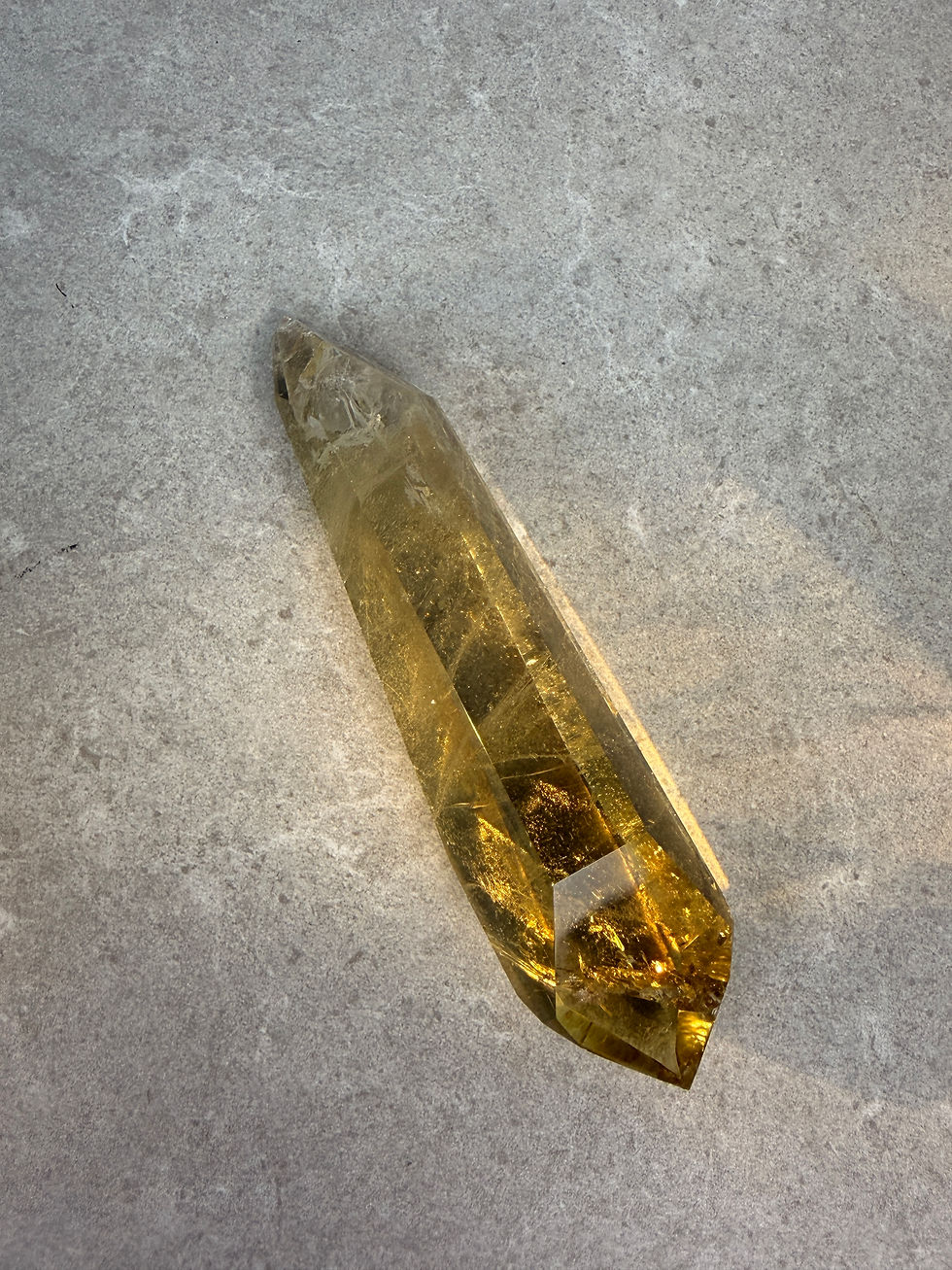 Thumbnail: Citrine Double Terminated Tower