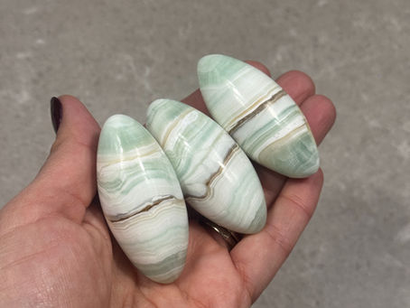 Pistachio calcite - Penny King Crystals