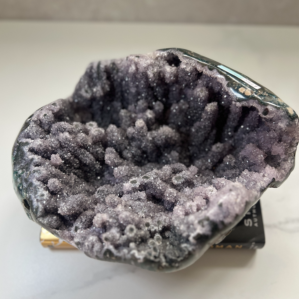 Black Amethyst Geode