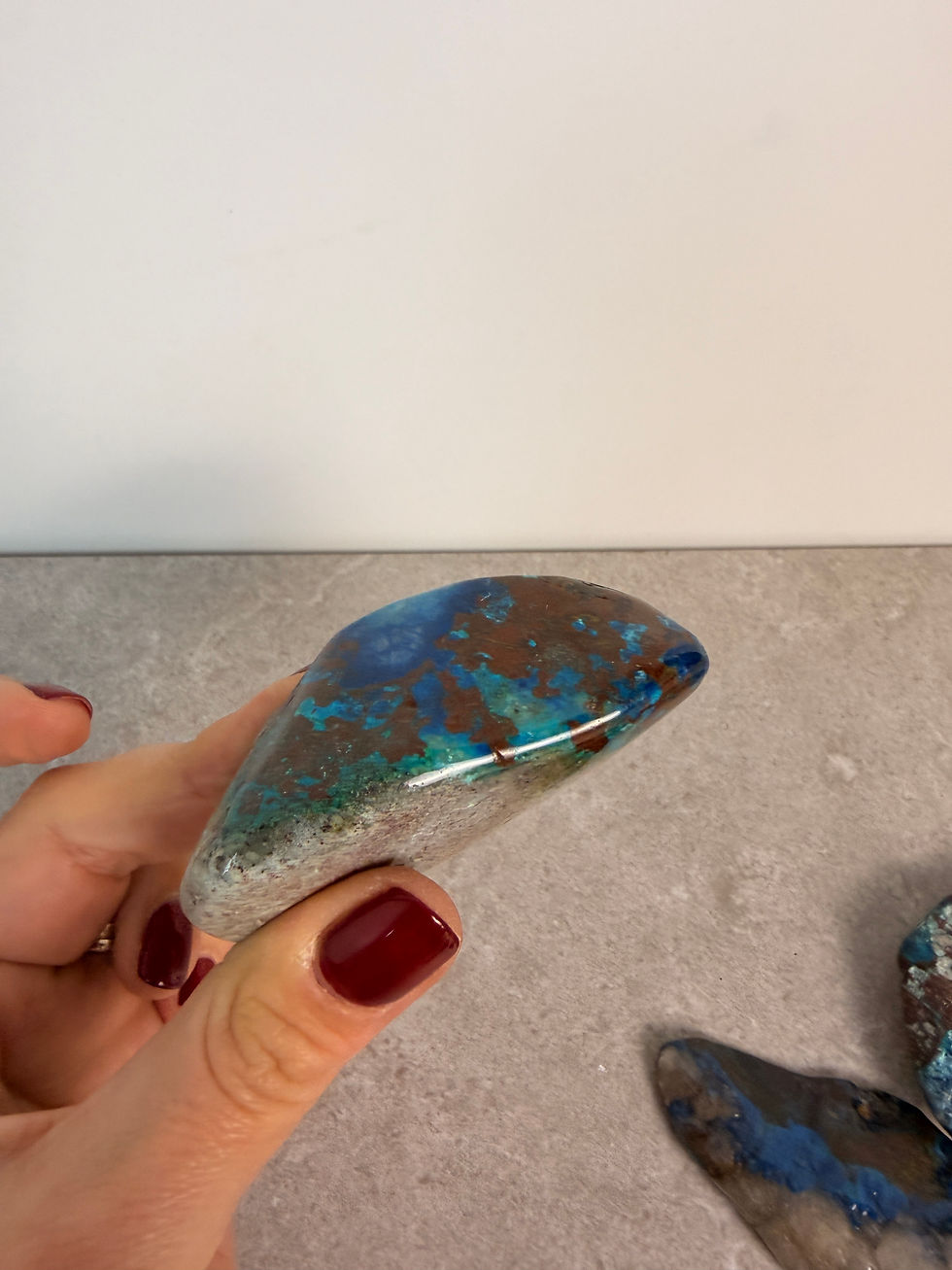 Thumbnail: Shattuckite (Palm Sized Pieces)