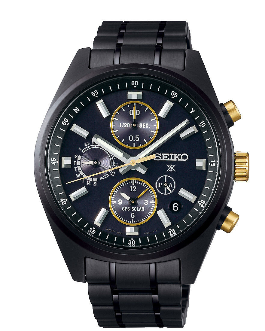 SSH169J1 · 42,0 mm · Speedtimer GPS Solar Dual Time Chronograph Limited Edition