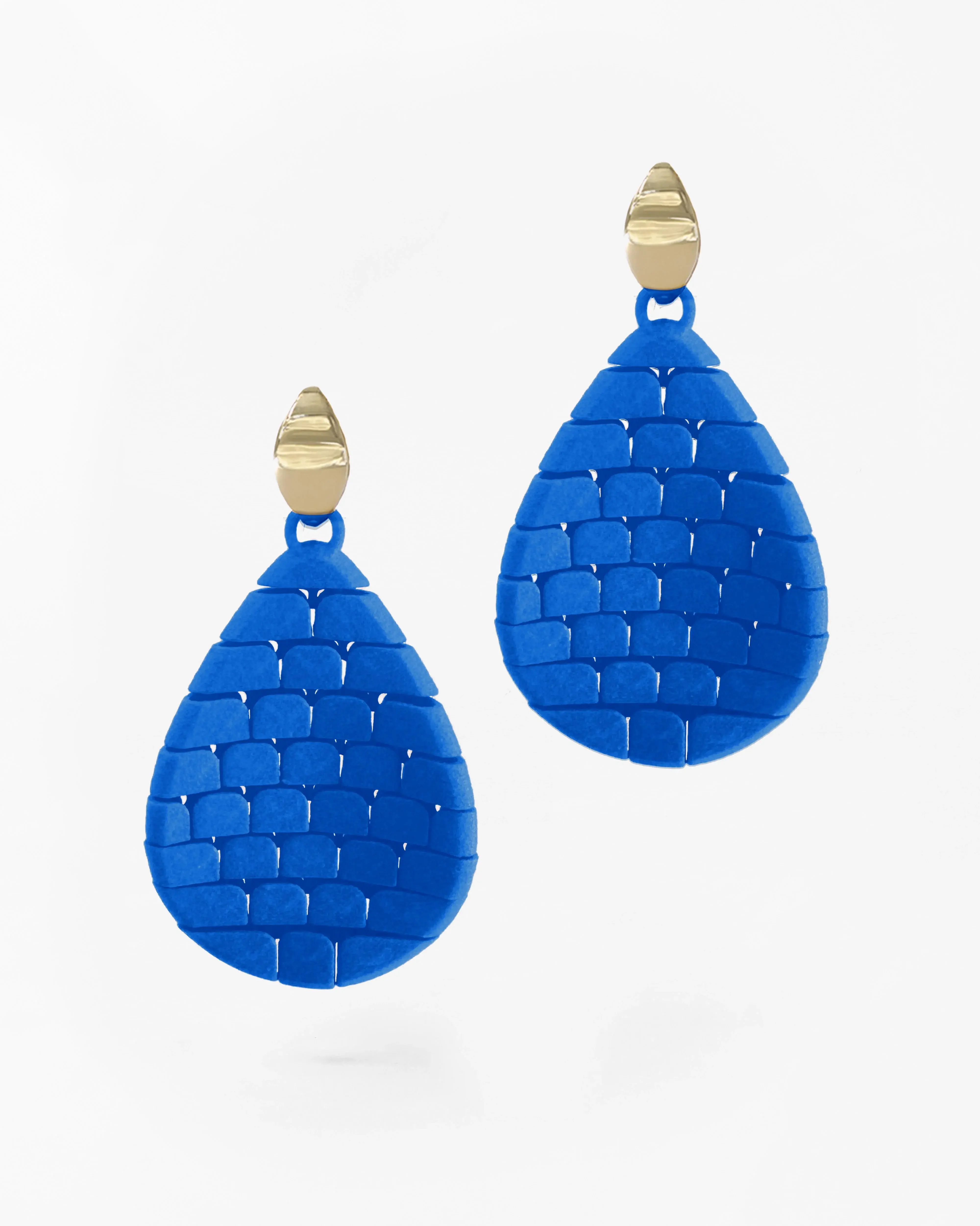 Boltenstern Fabnora Ohrringe Scala Bright Blue by BLAHASCHMUCK WIEN