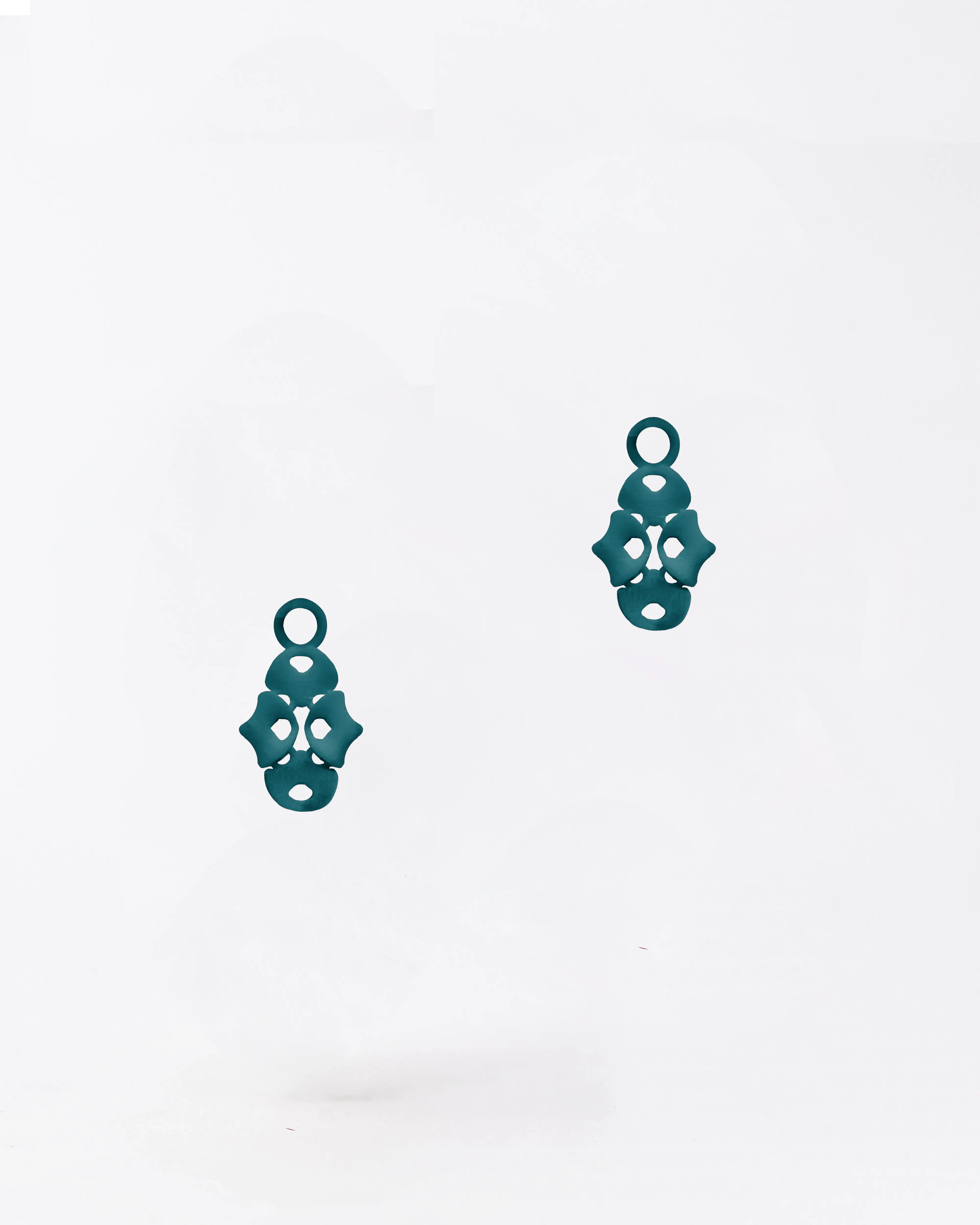 Boltenstern Fabnora Ohrringe Ornament MiniPetrol Green
