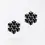Miniaturbild: Boltenstern Fabnora Ohrringe Blossom Mini Onyx Black by BLAHASCHMUCK WIEN 1010