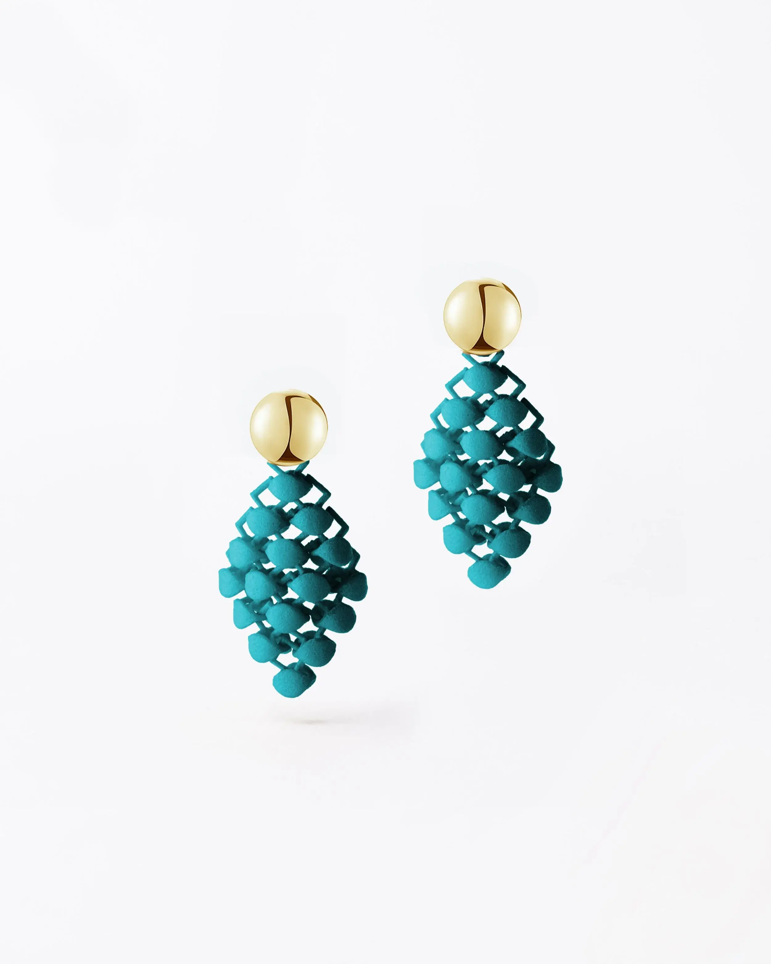 Boltenstern Fabnora Ohrringe Essence Mini Harbor Blue by BLAHASCHMUCK WIEN 1010