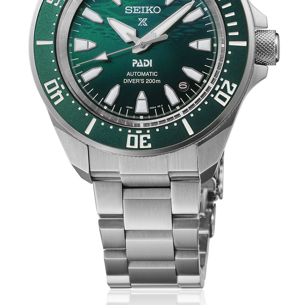 SEIKO Prospex Sea Automatic Diver’s SRPL53K1 PADI Special Edition Automatikuhr mit grünem Zifferblatt, grüner Taucherlünette,