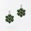 Miniaturbild: Boltenstern Fabnora Ohrringe Blossom Mini Pine Green by BLAHASCHMUCK WIEN 1010