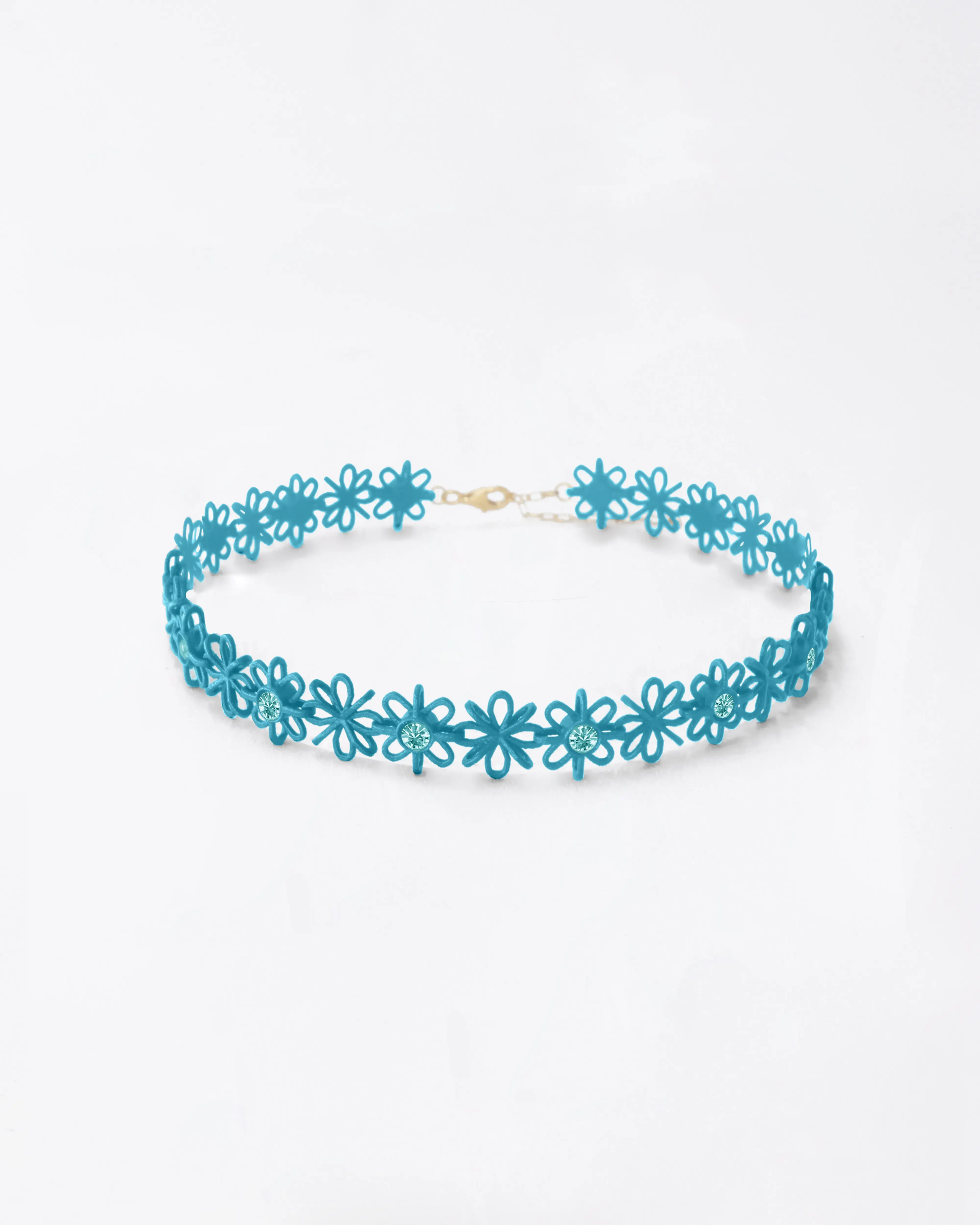 Boltenstern Fabnora Choker Halskette FAB1 Harbor Blue by BLAHASCHMUCK WIEN
