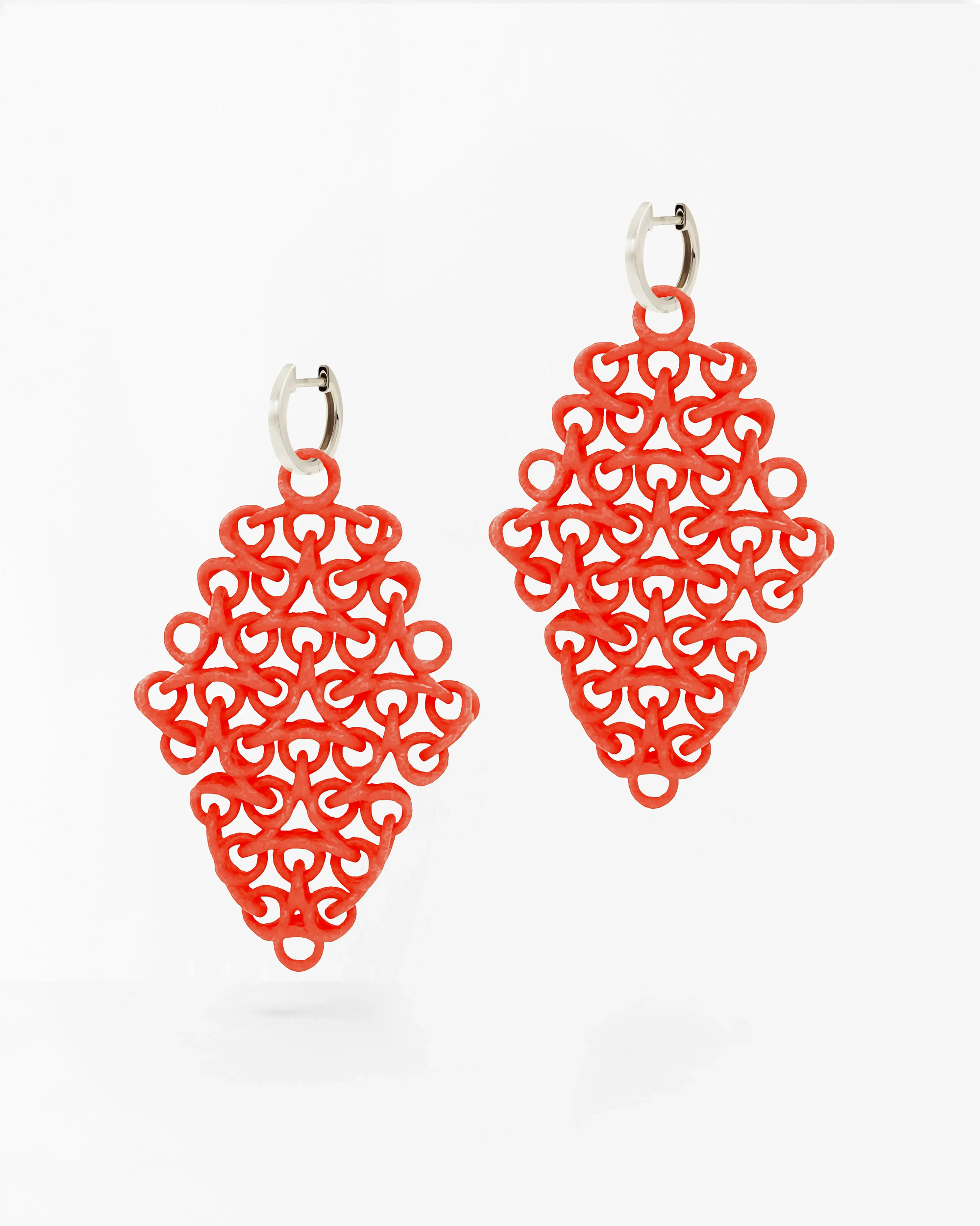 Boltenstern Fabnora Ohrringe Rondo Papaya Orange by BLAHASCHMUCK WIEN 1010